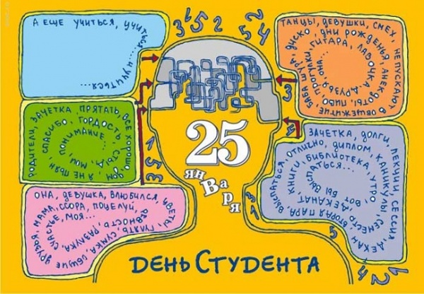 25 января - День студентов 25 января - День студентов