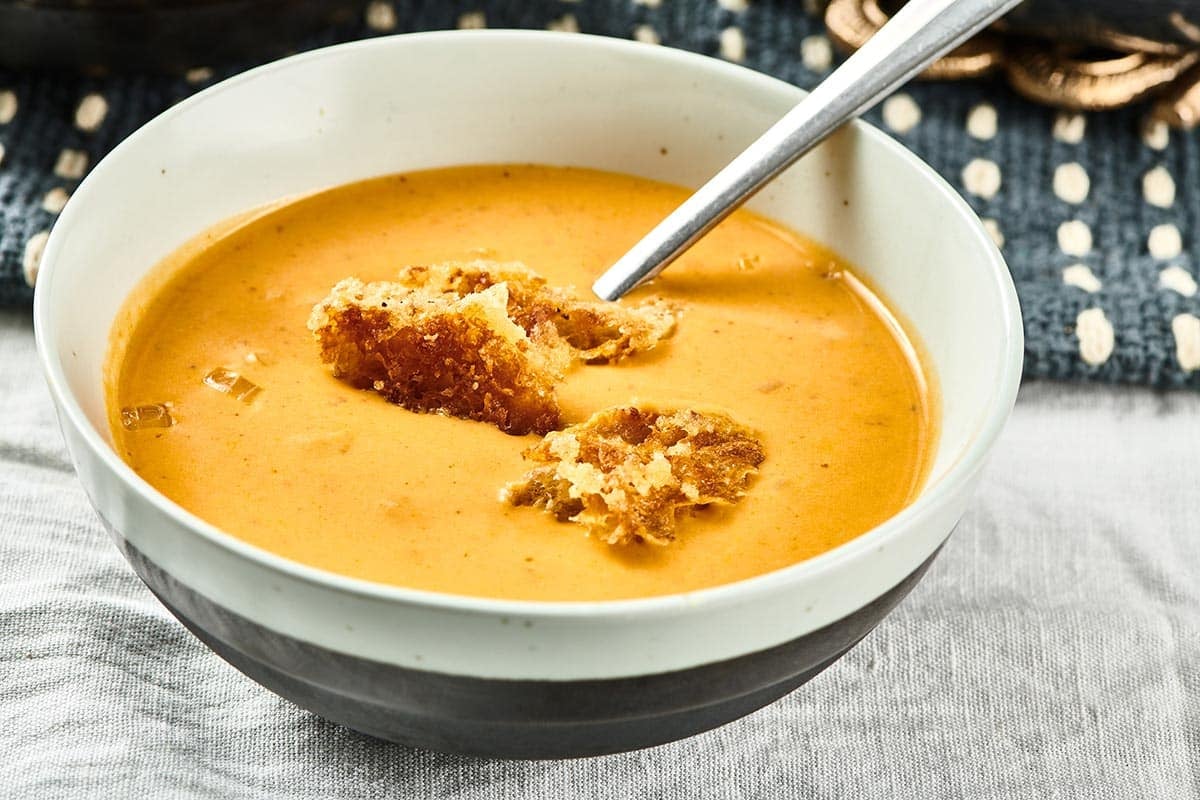 Тыквенный суп с карри. 