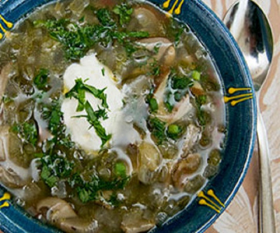 КАЛЬЯ С БЕЛЫМИ ГРИБАМИ