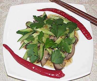 БАНЬ ЯОСЫ ШЭНЦАЙ - Салат из почек